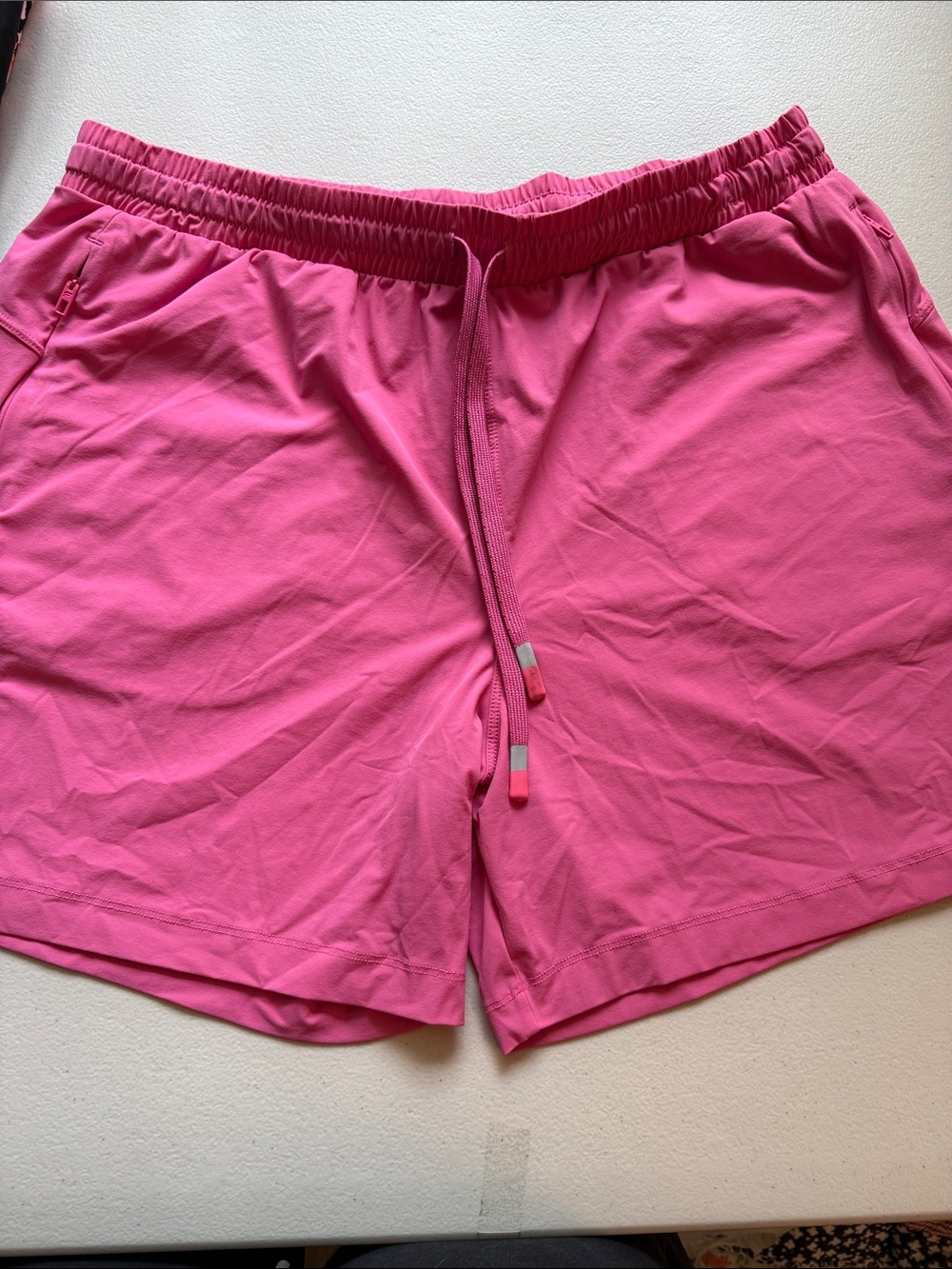 Fabletics Pink Black & Neon Leopard Athletic Shorts Trio - Lot of 3 Pair - Large - Picture 14 of 16